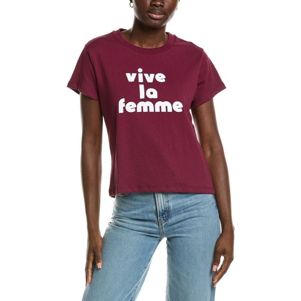 Chaser Womens  Viva La Femme T-Shirt, Red